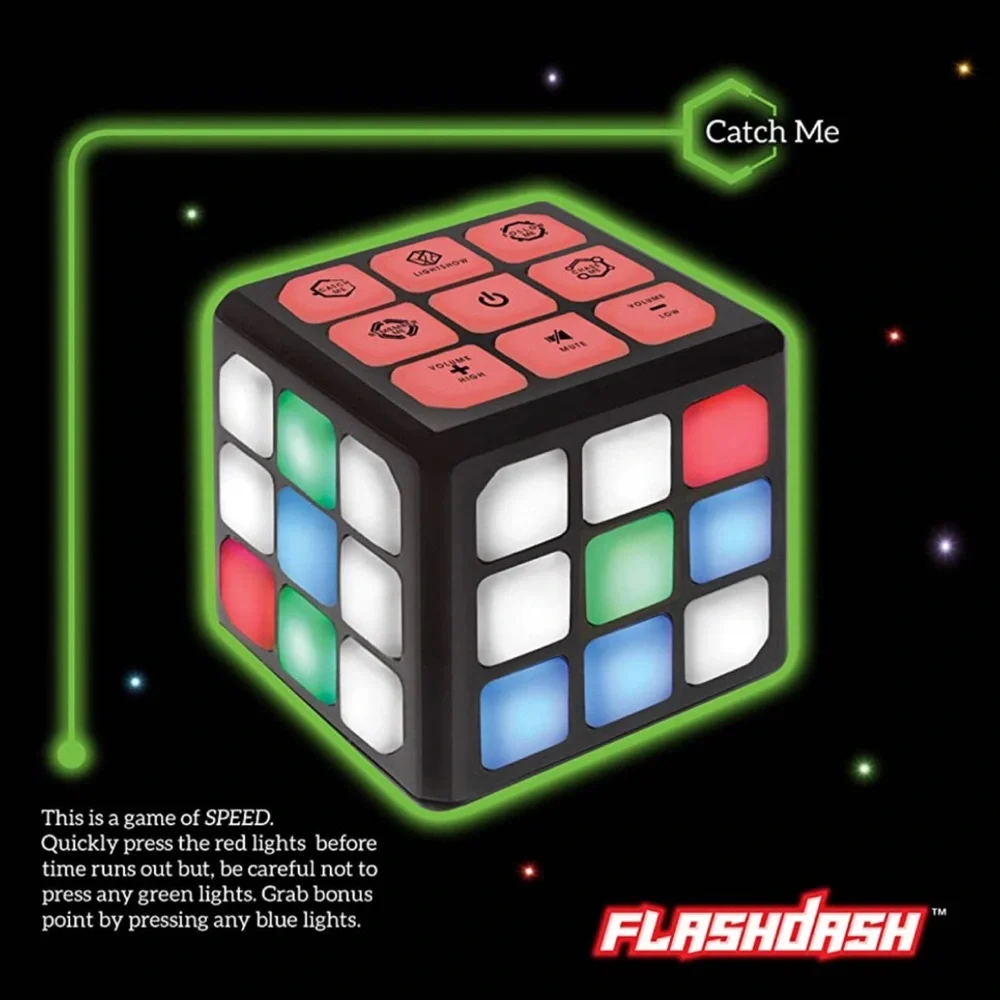 Electronic cube Memory/Brain Game 4-in-1 Handheld Games